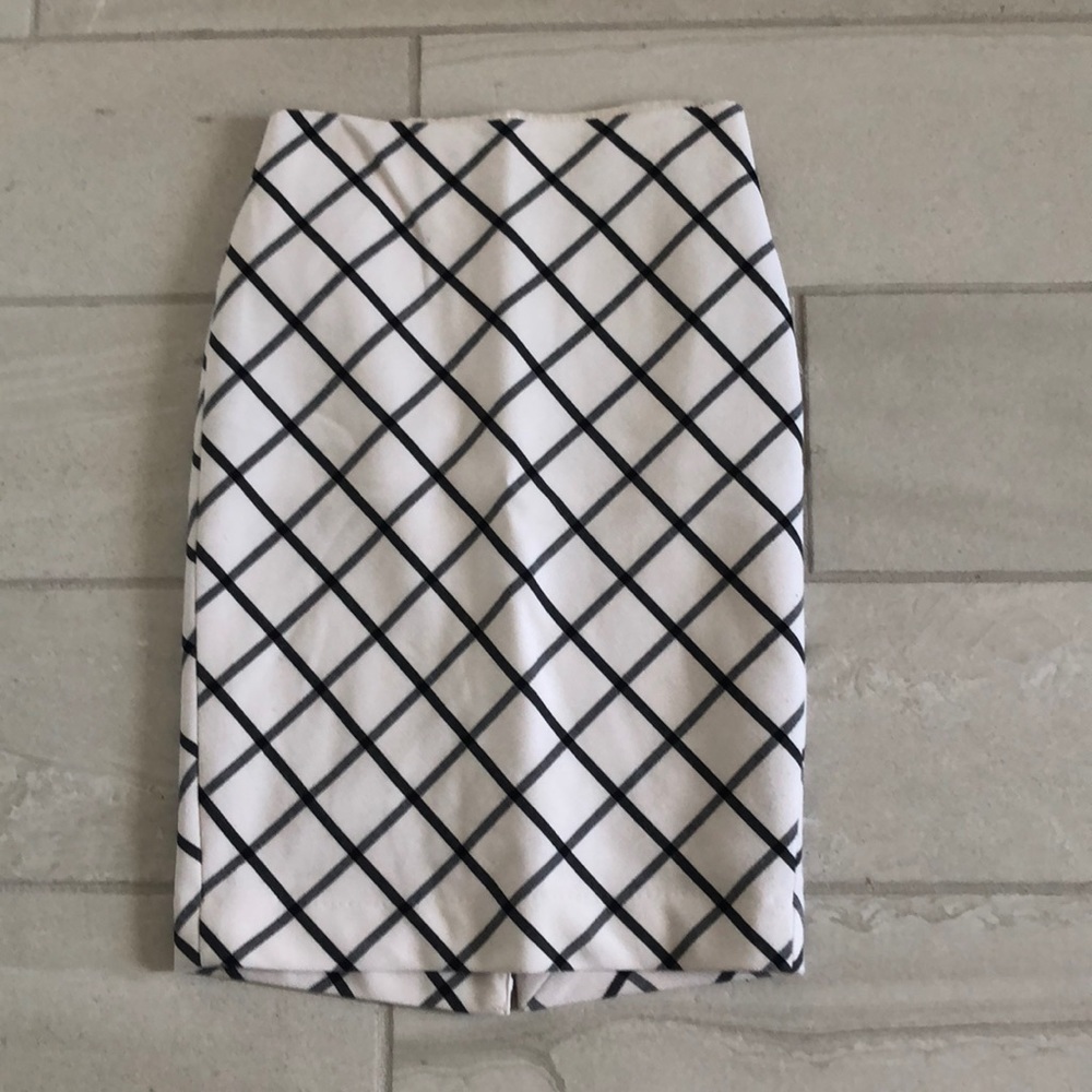 High waisted work skirt